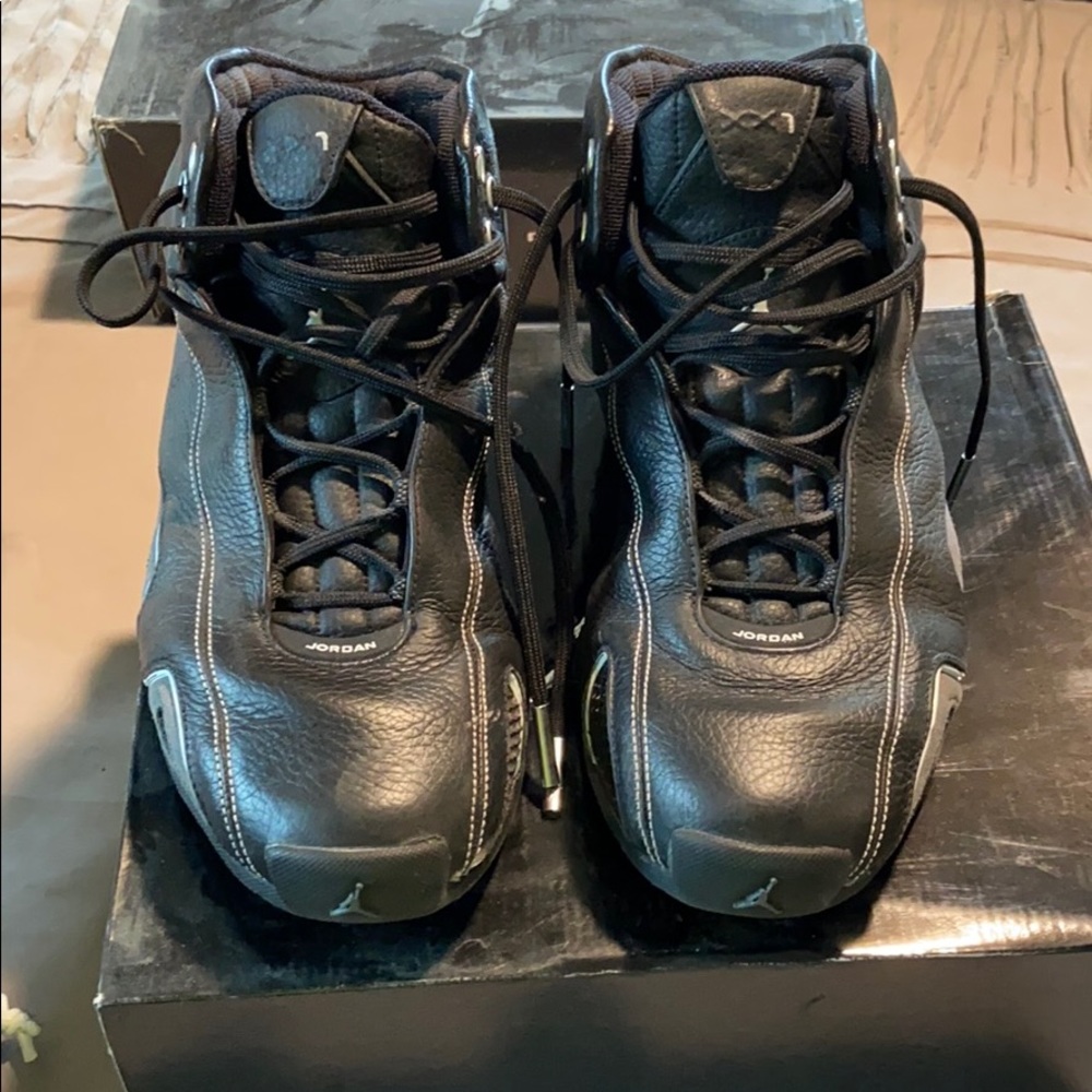 Men’s Air Jordan 21 black flint grey/white - Picture 4 of 11